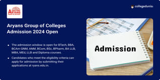 Aryans Group of Colleges Admission 2024 Open for UG, PG & Diploma Courses; Get Direct Link Here